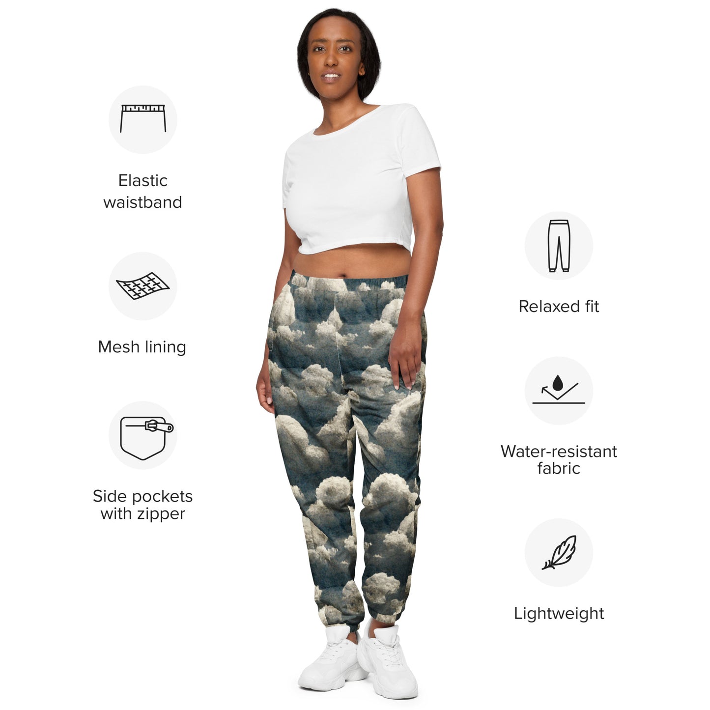 UAO® Fluffy Clouds Unisex Track Pants