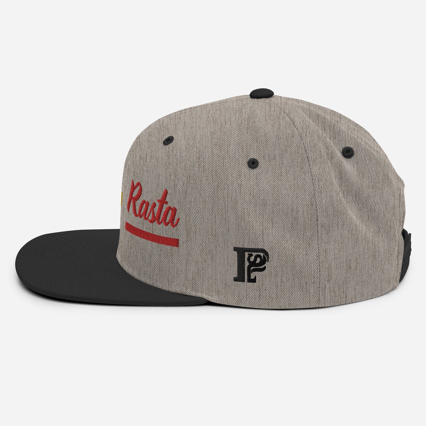 Porque Sí Hasta La Rasta Heather Grey Snapback Hat