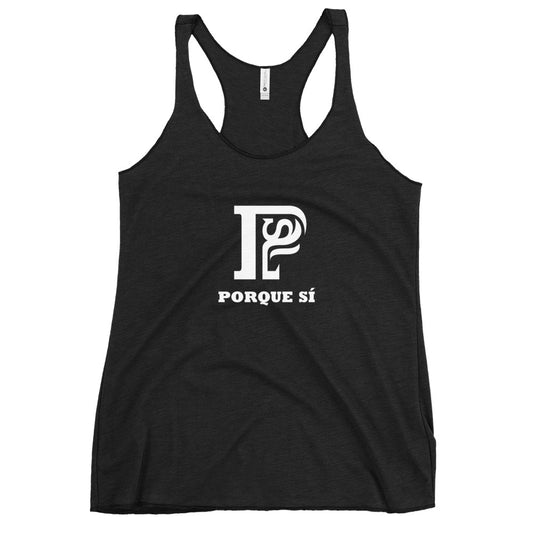 Porque Sí Logo Women's Racerback Tank