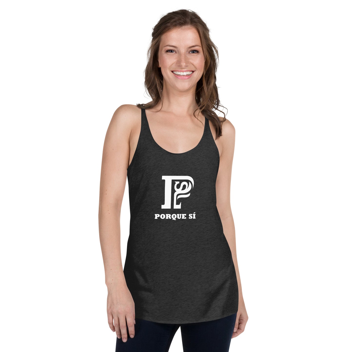 Porque Sí Logo Women's Racerback Tank